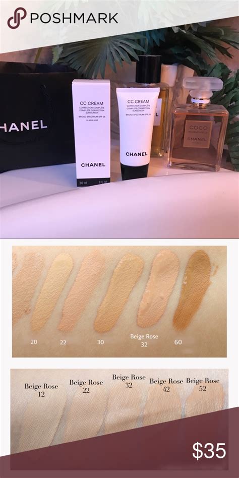 chanel cc cream 32 beige rose|chanel beige 20 cc foundation.